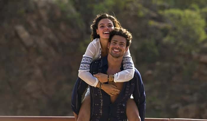 Cauã Reymond e Isis Valverde em Amores Roubados. (Foto: Estevam Avellar/TV Globo)
