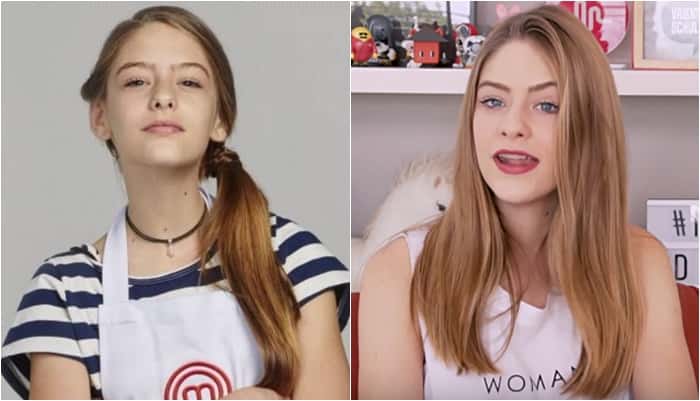 Valentina Schulz participou do MasterChef Júnior. (Foto: Montagem/Divulgação)