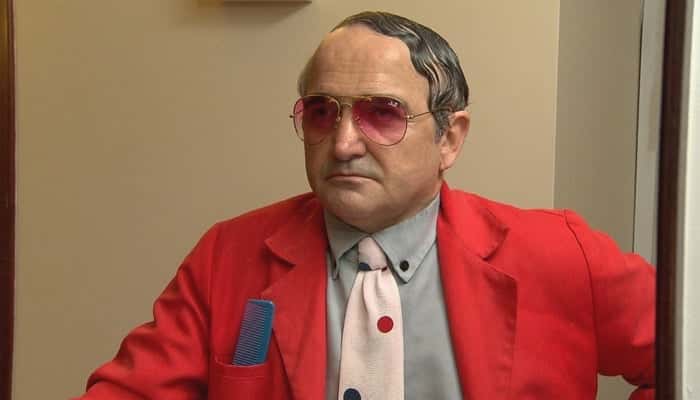 O humorista João Netto, o Zé Modesto, em entrevista ao Domingo Show (Foto: Divulgação/Record)