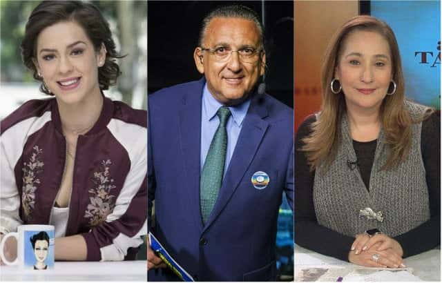 Galvão Bueno movimentou as redes sociais ao errar o nome de Sophia Abrahão e chamá-la de Sonia Abrão. (Foto: Reprodução)