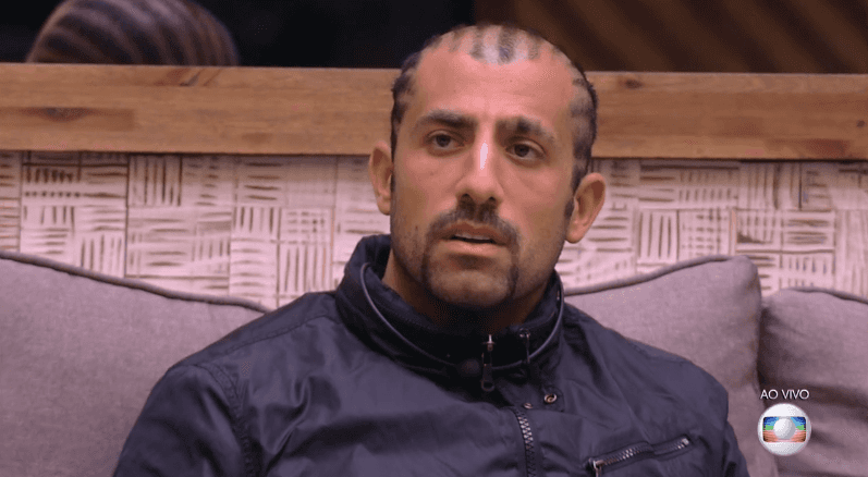O brother Kaysar Dadour durante o BBB18 (Foto: Reprodução/Globo)