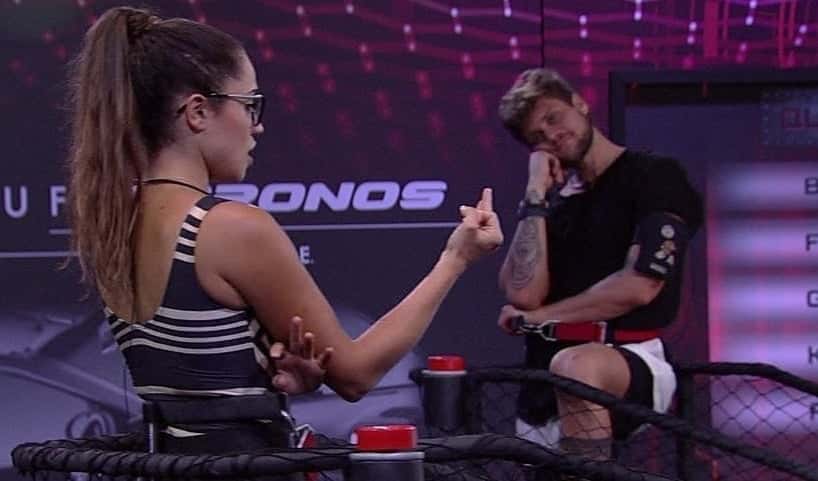 Paula e Breno no BBB18 (Foto: Reprodução)
