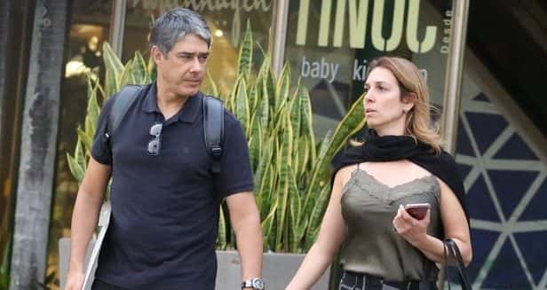 William Bonner e a namorada, Natasha Dantas (Foto: AgNews)