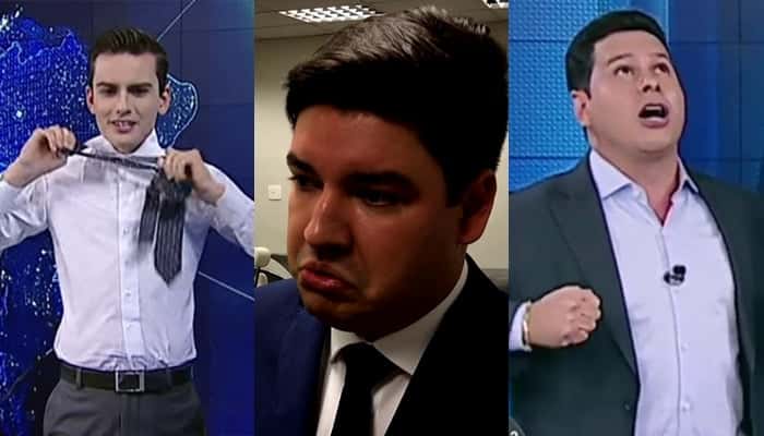 Bruno Peruka sofre com forte concorrência do Primeiro Impacto. (Foto: Reprodução/Montagem)