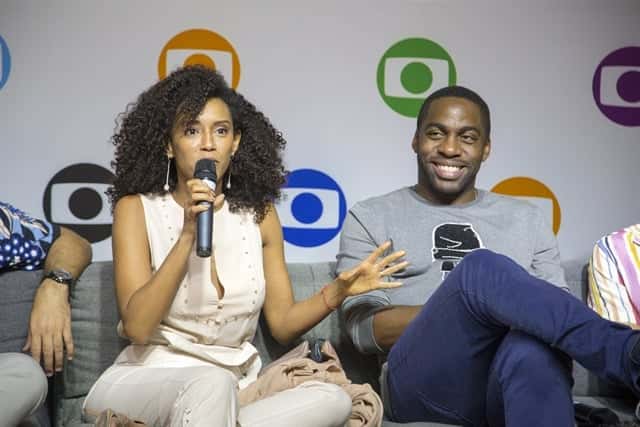 Taís Araújo e Lázaro Ramos (Foto: Globo/Marília Cabral)