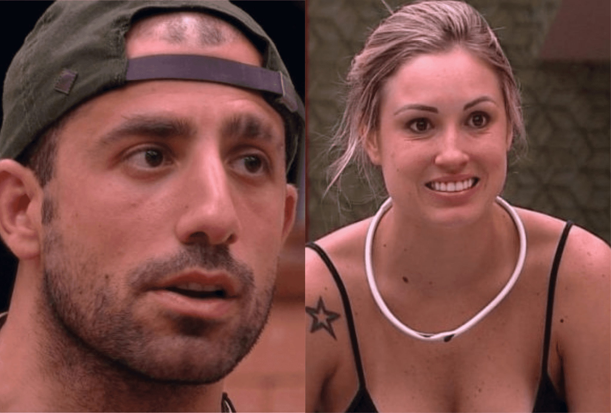 Kaysar e Jessica estão no paredão no BBB18 (Foto reprodução)