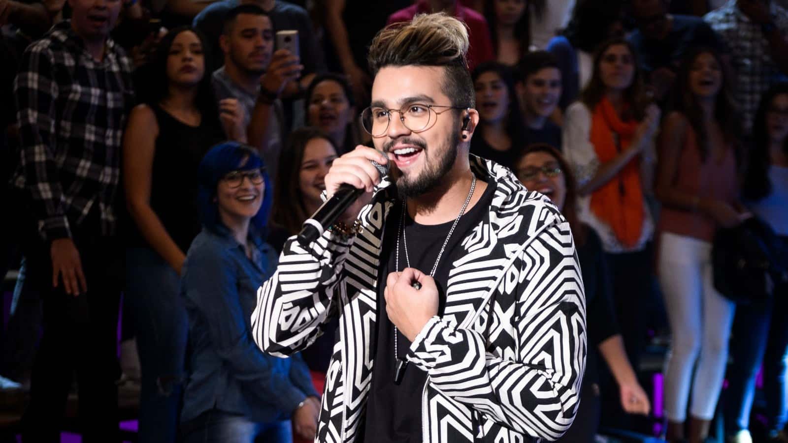 O cantor e agora apresentador Luan Santana (Foto: Ramón Vasconcelos/ TV Globo)