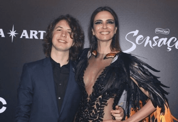 Lucas Jagger e Luciana Gimenez. (Foto: Reprodução)