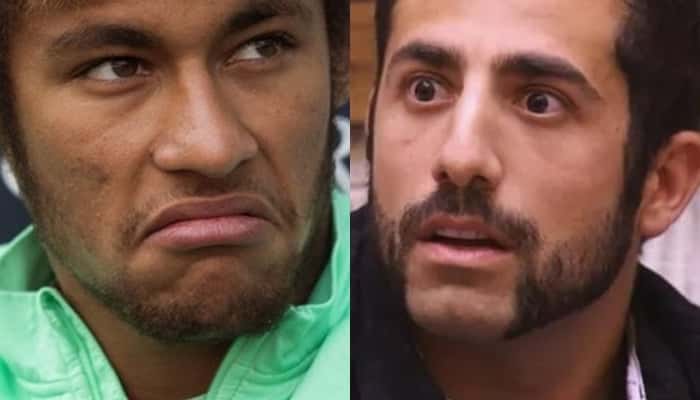 Neymar e Kaysar (Foto: Reprodução)