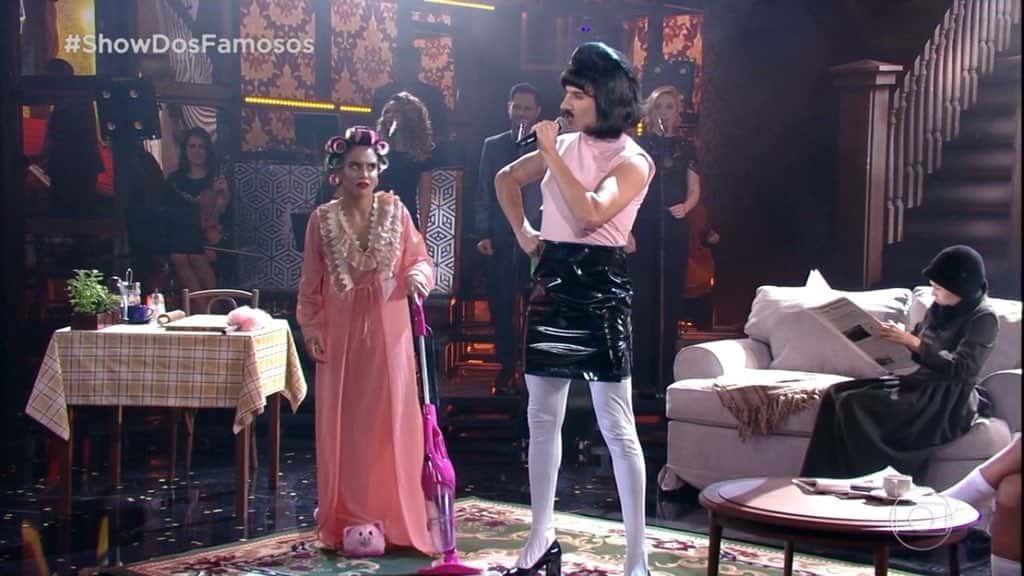O ator Silvero Pereira de Freddie Mercury (Foto: Divulgação)