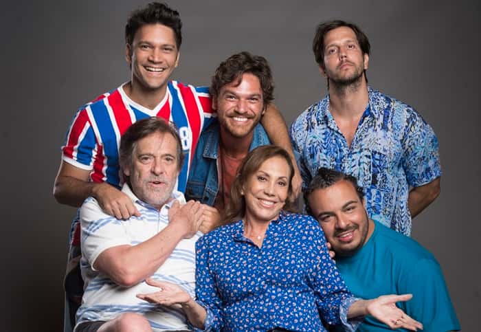A família de Beto Falcão em Segundo Sol (Foto: Globo/João Cotta)