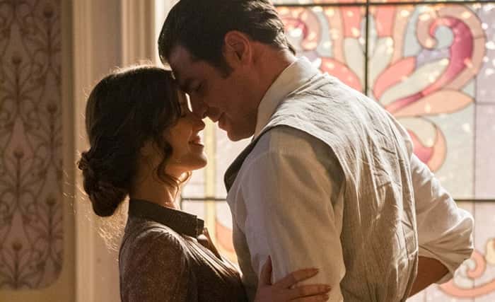Elisabeta (Nathalia Dill) e Darcy (Thiago Lacerda) em cena de Orgulho e Paixão (Foto: Globo/Estevam Avellar)
