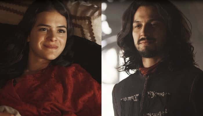 Catarina melhora e fica livre da peste em Deus Salve o Rei. (Foto: TV Globo)