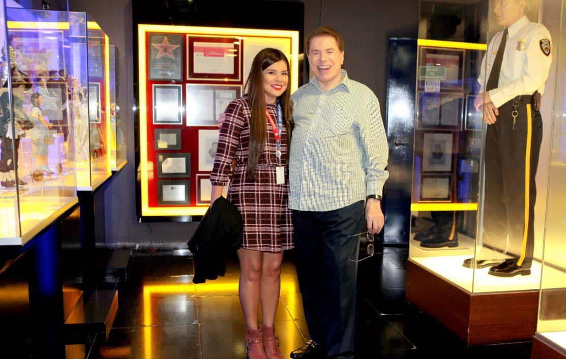 Mara Maravilha e Silvio Santos (Foto: Reprodução)
