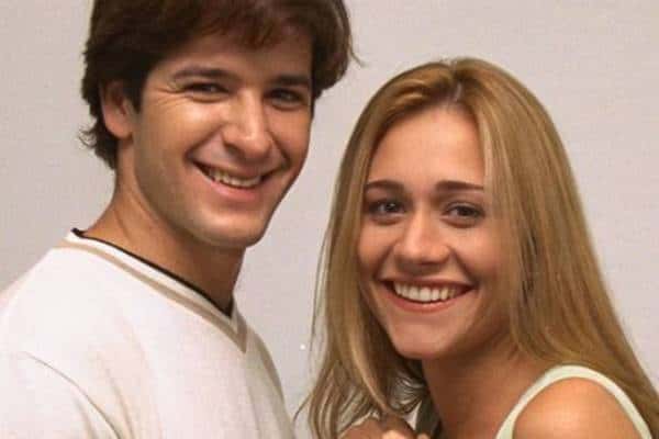 Murilo Benício e Alessandra Negrini, jovens (Foto: Arquivo pessoal)