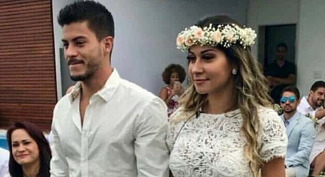 Arthur Aguiar e Mayra Cardi (Foto: Reprodução)