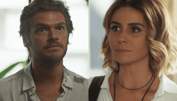 Beto (Emilio Dantas) e Luzia (Giovanna Antonelli) em cenas de Segundo Sol (Fotos: Reprodução/Globo)