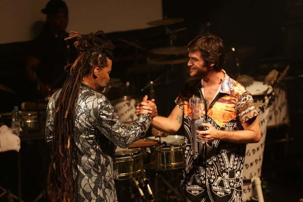 Brown e Emilio Dantas (Foto: Isabella Pinheiro/Gshow)
