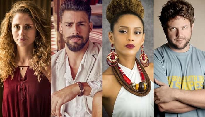 Elenco de Troia, nova novela das nove da TV Globo. (Foto: Reprodução/Montagem)