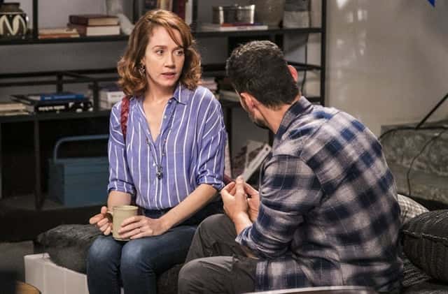 Gabriela (Camila Morgado) e Rafael (Carmo Dalla Vecchia) em Malhação: Vidas Brasileiras (Foto: Globo/Paulo Belote)