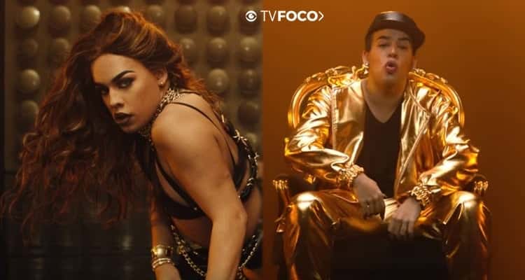 Imagens do clipe Bumbum de Ouro (Foto: Montagem/TV Foco)