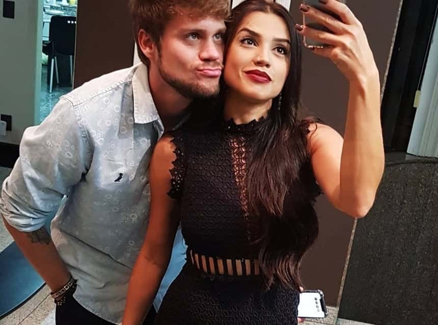Paula e Breno (Foto: Reprodução)