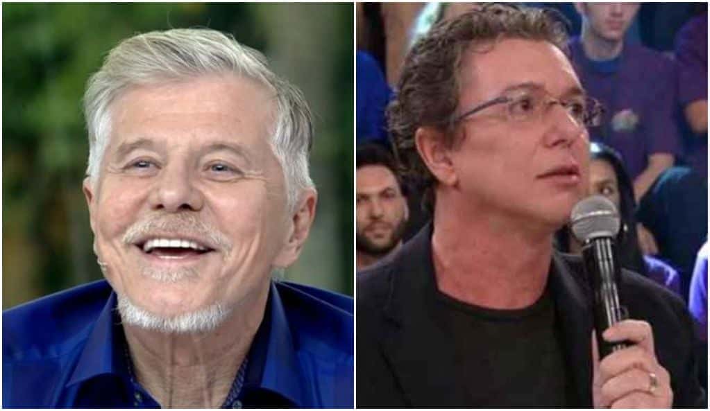 Boninho se estranhou com Miguel Falabella (Foto: Montagem)