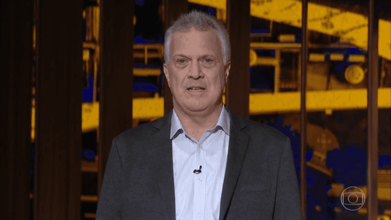 Bial no comando de seu talk show na Globo (Foto: Reprodução/Globo)