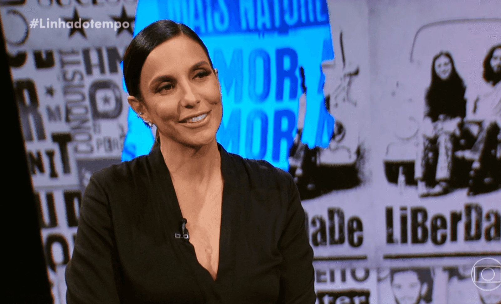 A cantora Ivete Sangalo no Altas Horas (Foto: TV Globo)