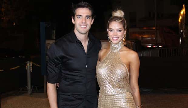 Kaká e a noiva, Carol Dias (Foto: Wallace Barbosa/Agnews)