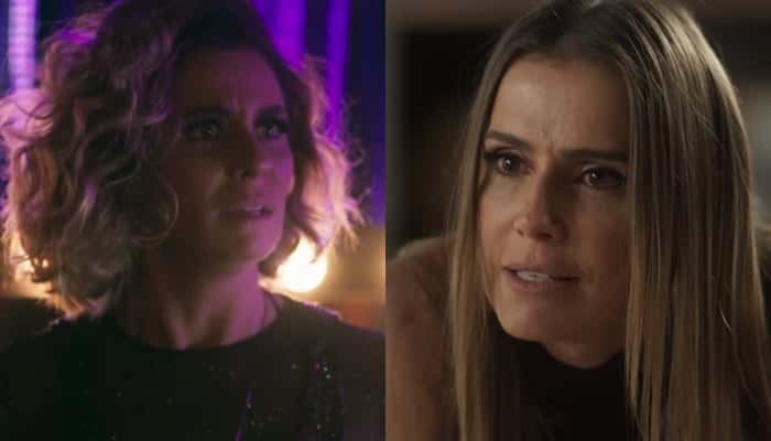 Luzia (Giovanna Antonelli) e Karola (Deborah Secco) em Segundo Sol (Foto: Reprodução/Globo)