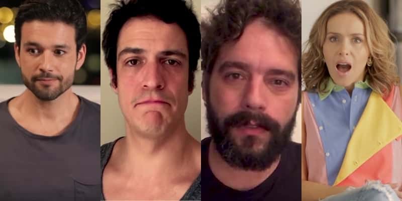 Atores revelam que "chupam" (Foto: Reprodução)
