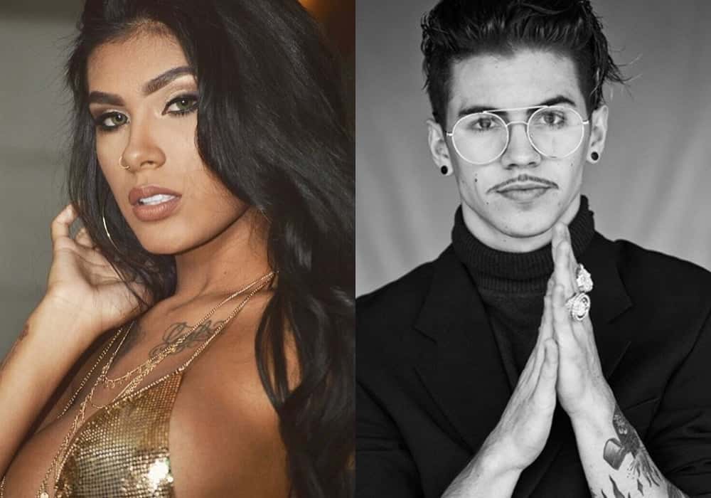 MC Pocahontas, funkeira, já foi empresária de Biel. (Foto: Reprodução/Montagem)