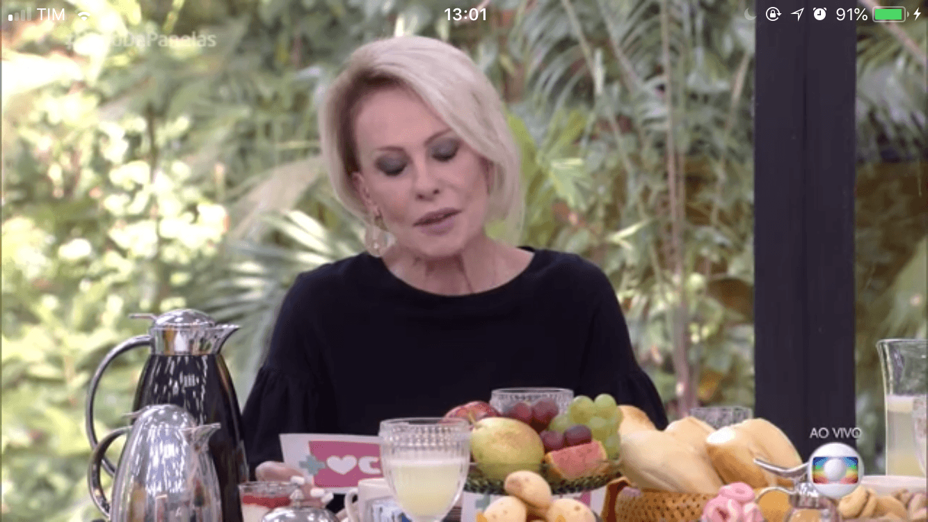 Ana Maria Braga no Mais Você (Foto: Reprodução)
