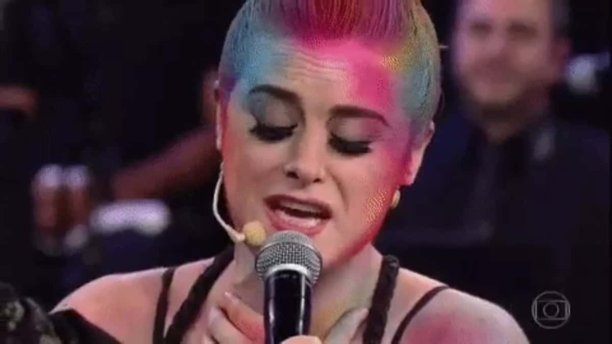 Alessandra Maestrini foi detonada na final do Show dos Famosos. (Foto: Reprodução/TV Globo)