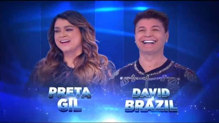 Preta Gil e David Brazil (Foto: Reprodução)
