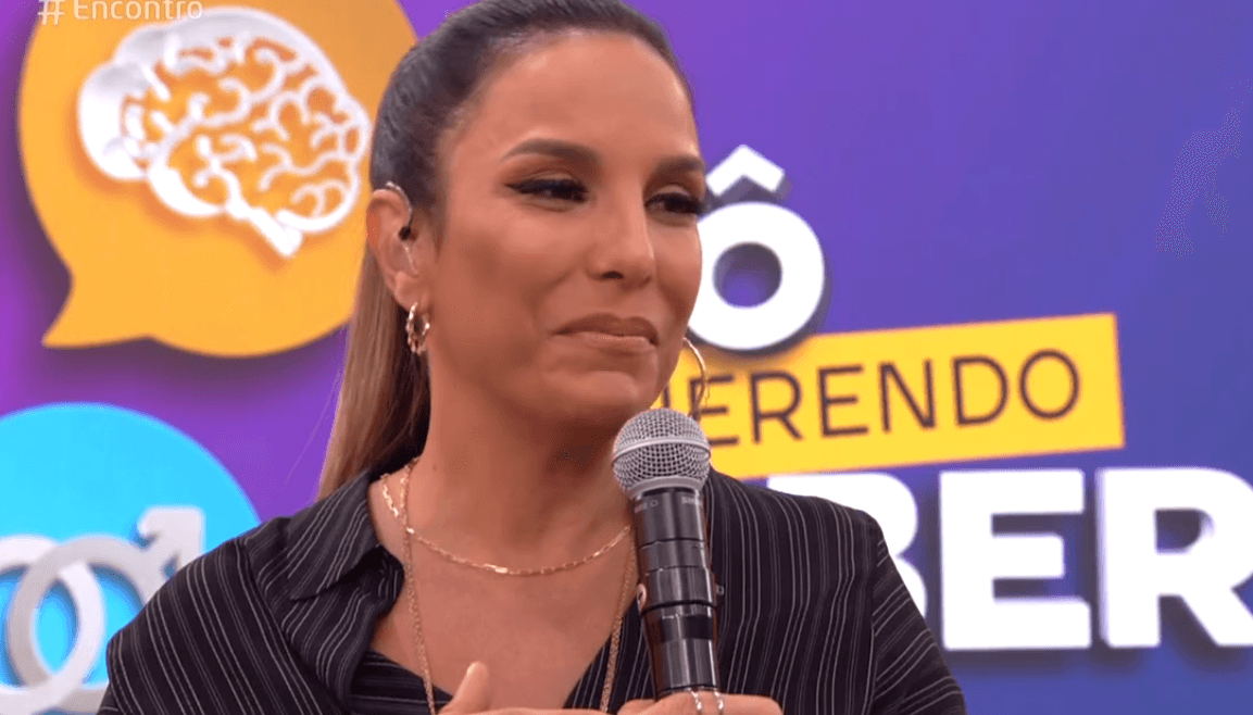Ivete Sangalo no Encontro (Foto: Reprodução)