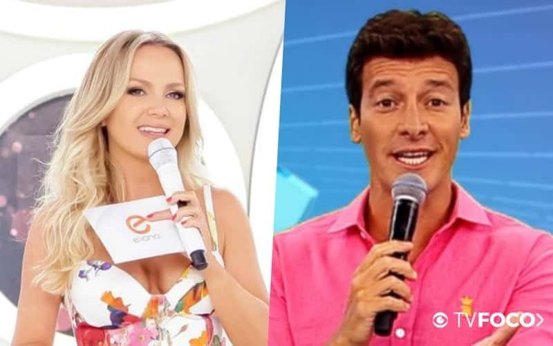 Eliana segue batendo em Rodrigo Faro no Ibope. (Foto: Montagem/ TV Foco)