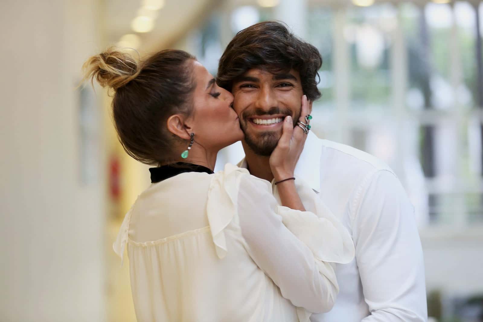 Hugo Moura e Deborah. (Foto: Carol Caminha/Gshow)