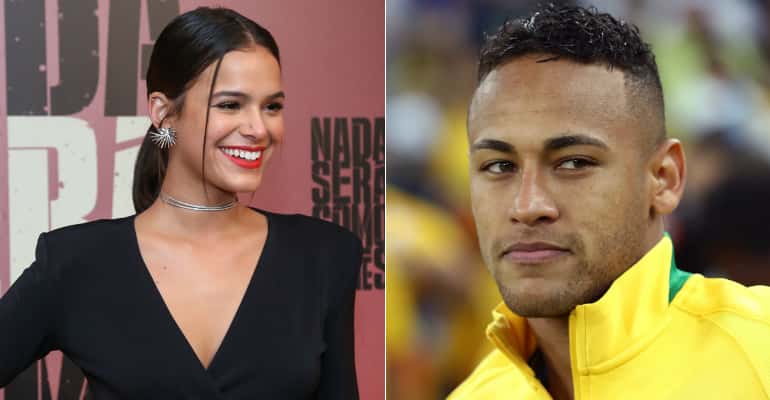 Neymar e Bruna (Foto: Reprodução)