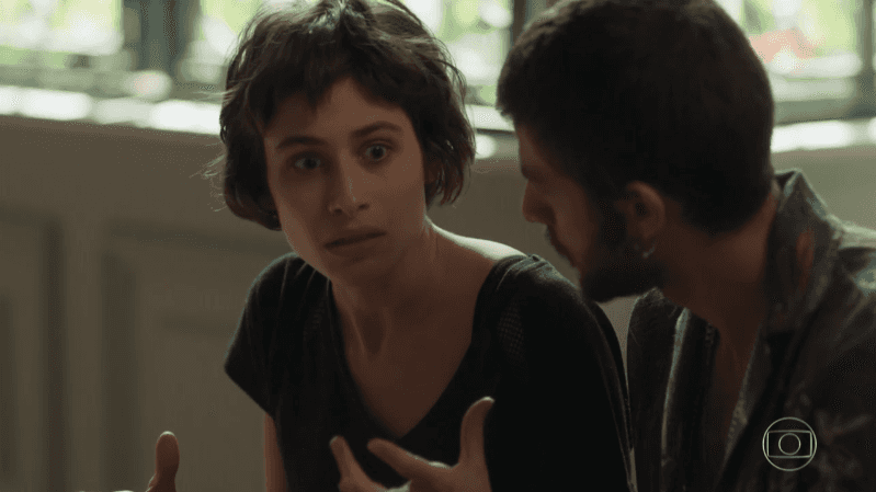 Manu (Luisa Arraes) e Ícaro (Chay Suede) em cena de Segundo Sol (Foto: Reprodução/Globo)