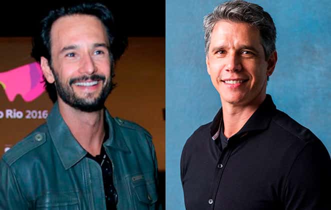 Rodrigo Santoro e Márcio Garcia (Foto: Reprodução)