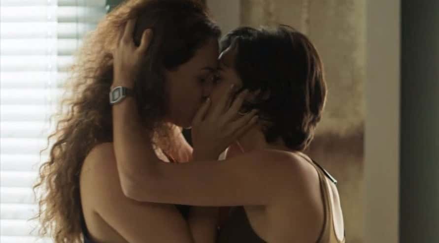 Maura e Selma se beijaram (Foto: Reprodução)