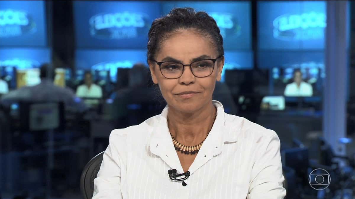 Marina Silva no Jornal Nacional (Foto: Divulgação)