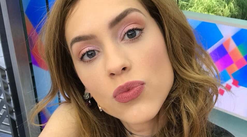 Sophia Abrahão apresenta o Vídeo Show (Foto: Reprodução)