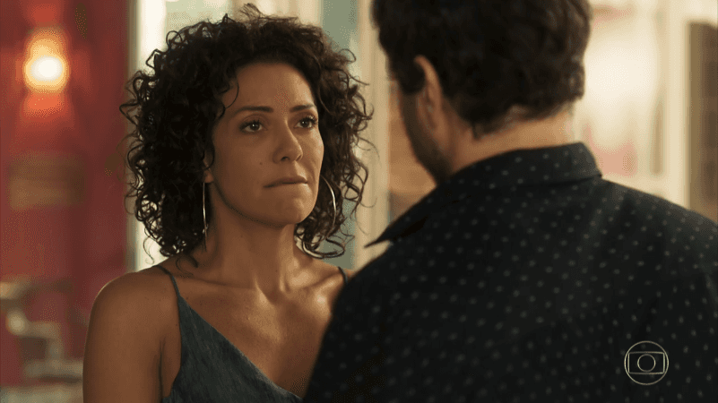 Cacau (Fabiula Nascimento) em cena de Segundo Sol (Foto: Reprodução/Globo)