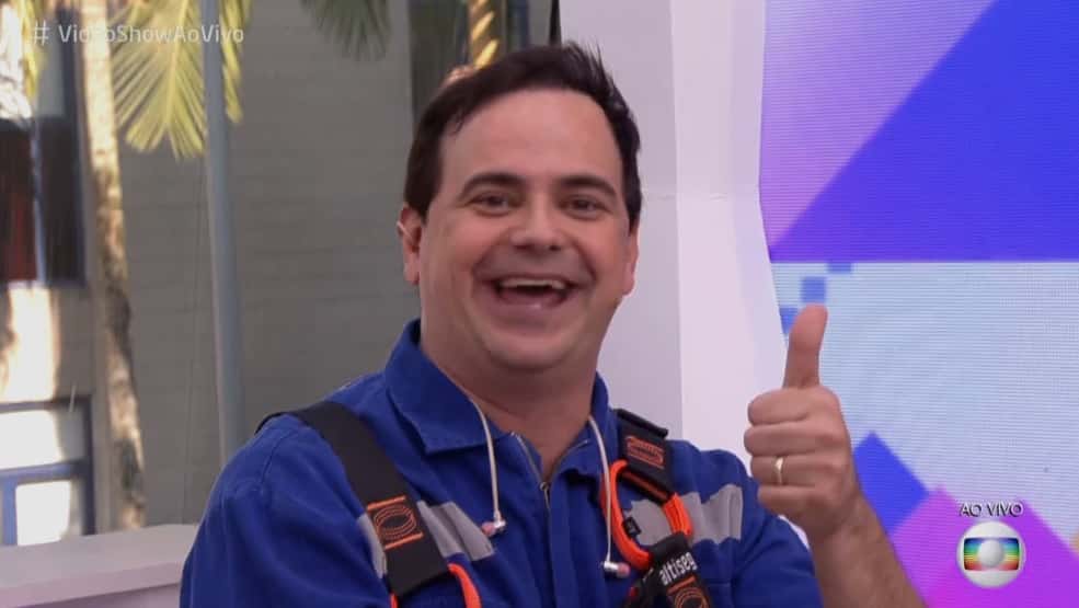 Humorista fez a sua estreia na Globo (Foto: Reprodução/Globo)