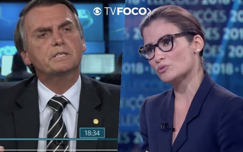 Jair Bolsonaro falou sobre diferença salarial de Bonner e Renata Vasconcellos ao vivo no JN