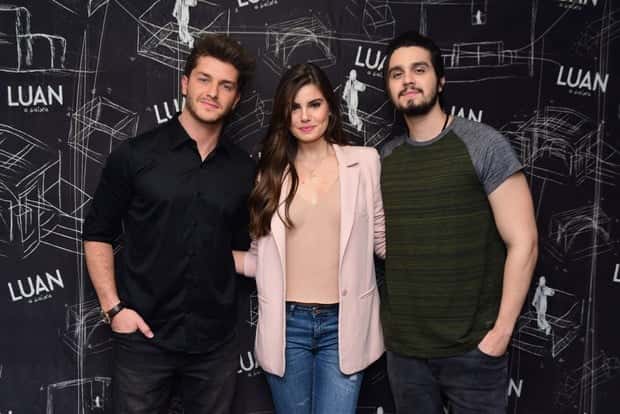 Klebber, Camila e Luan (Foto: Reprodução)