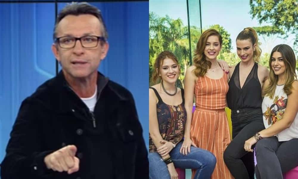 Neto fala de apresentadoras do Vídeo Show. (Foto: Reprodução)